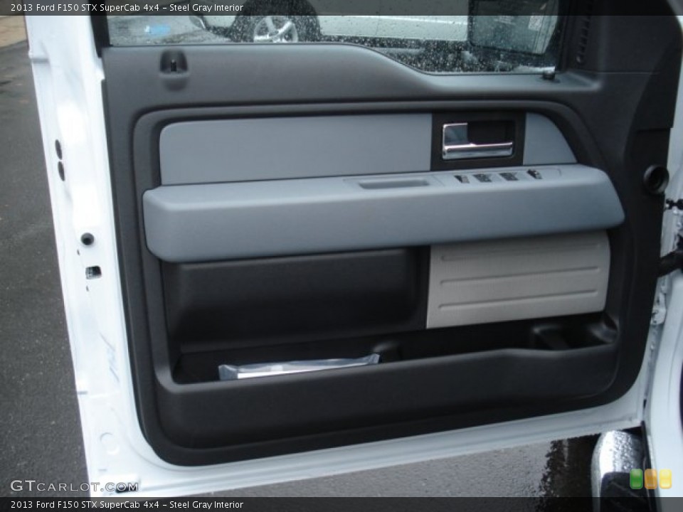 Steel Gray Interior Door Panel for the 2013 Ford F150 STX SuperCab 4x4 #73046044