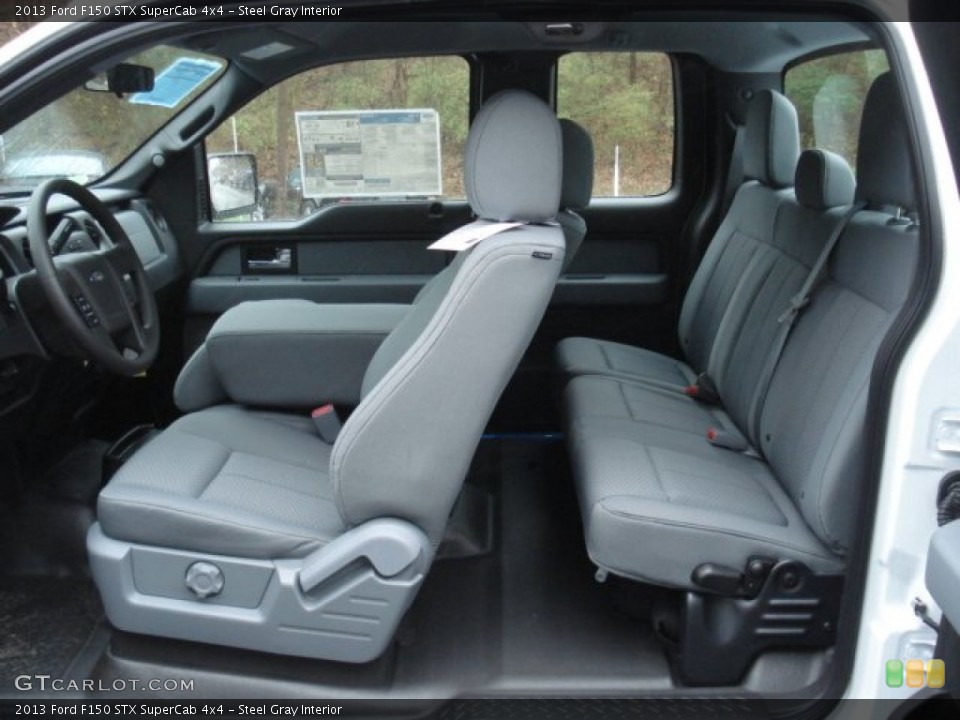 Steel Gray Interior Prime Interior for the 2013 Ford F150 STX SuperCab 4x4 #73046062