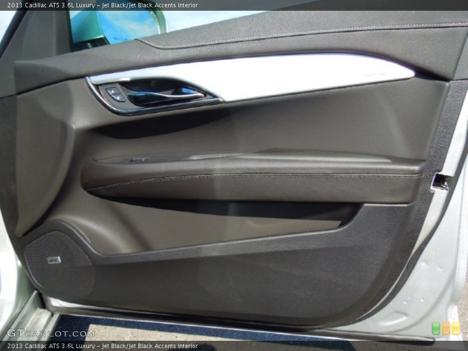 Jet Black/Jet Black Accents Interior Door Panel for the 2013 Cadillac ATS 3.6L Luxury #73046120