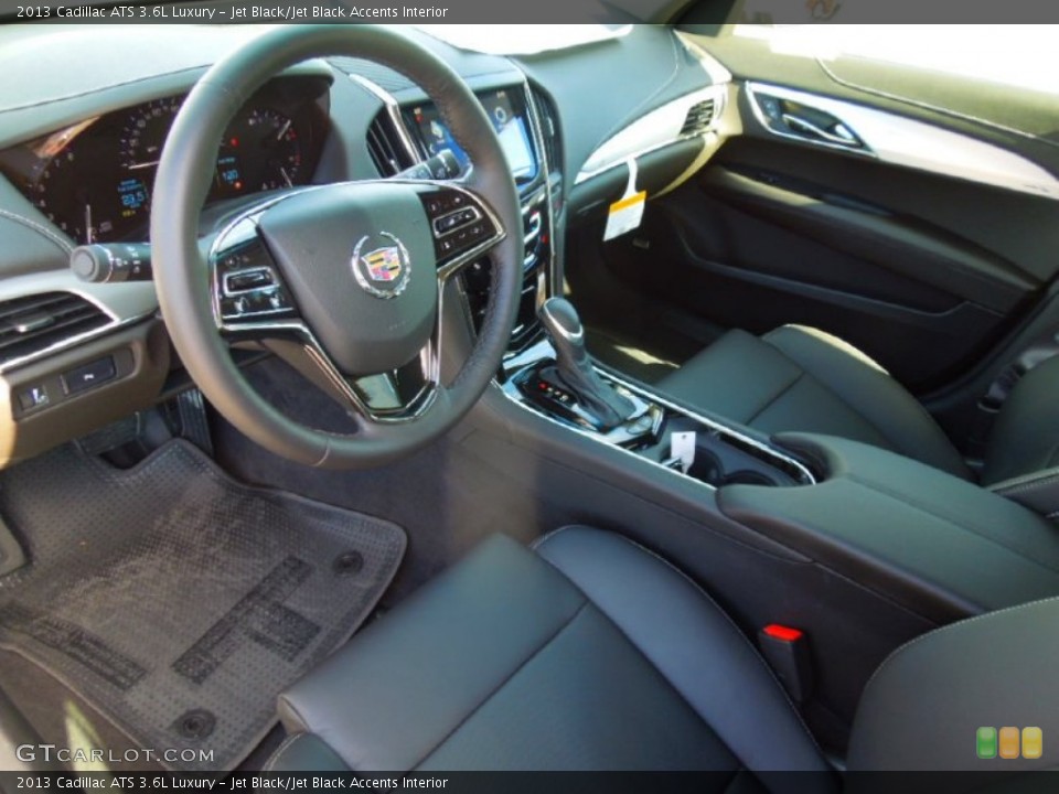 Jet Black/Jet Black Accents Interior Prime Interior for the 2013 Cadillac ATS 3.6L Luxury #73046146