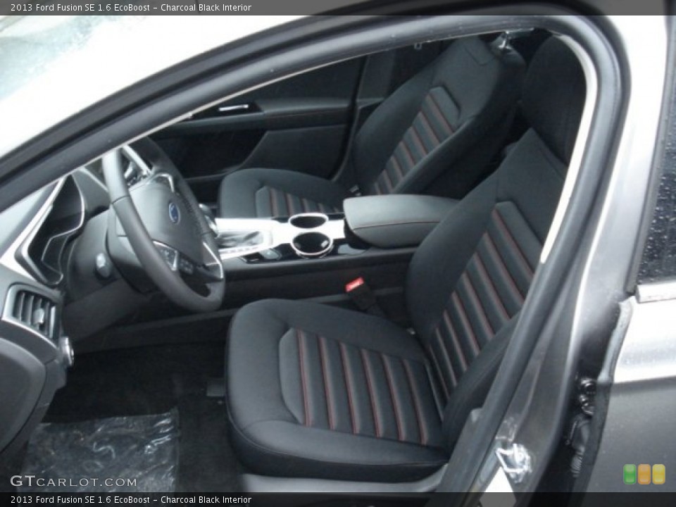 Charcoal Black Interior Photo for the 2013 Ford Fusion SE 1.6 EcoBoost #73046380
