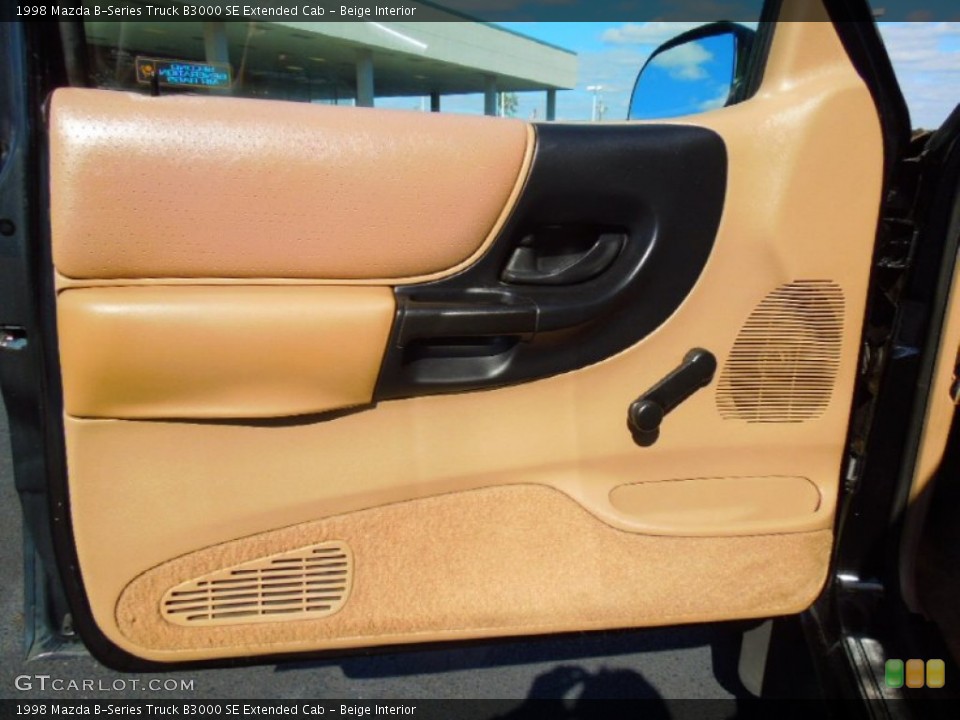 Beige Interior Door Panel for the 1998 Mazda B-Series Truck B3000 SE Extended Cab #73046770