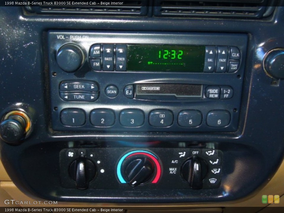 Beige Interior Audio System for the 1998 Mazda B-Series Truck B3000 SE Extended Cab #73046806