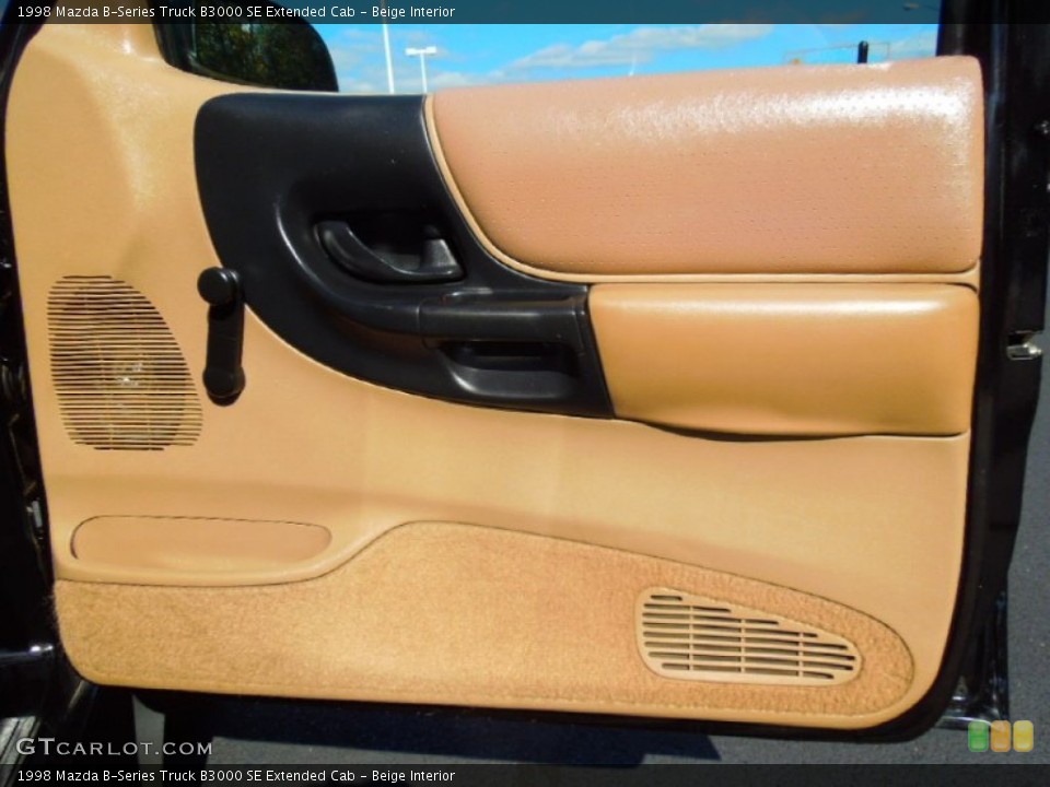 Beige Interior Door Panel for the 1998 Mazda B-Series Truck B3000 SE Extended Cab #73046869