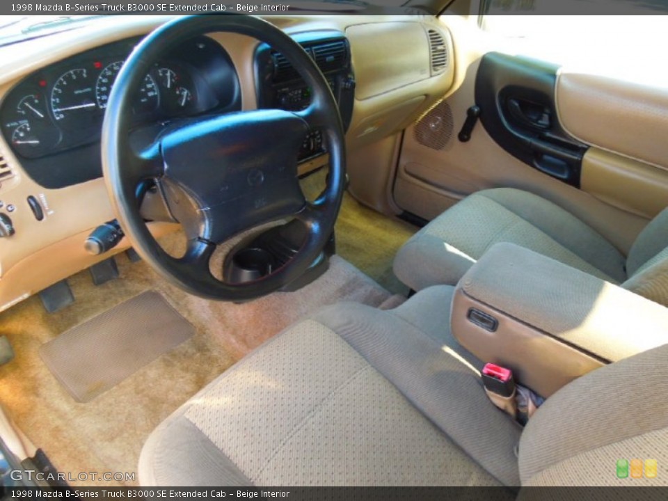 Beige Interior Prime Interior for the 1998 Mazda B-Series Truck B3000 SE Extended Cab #73046908
