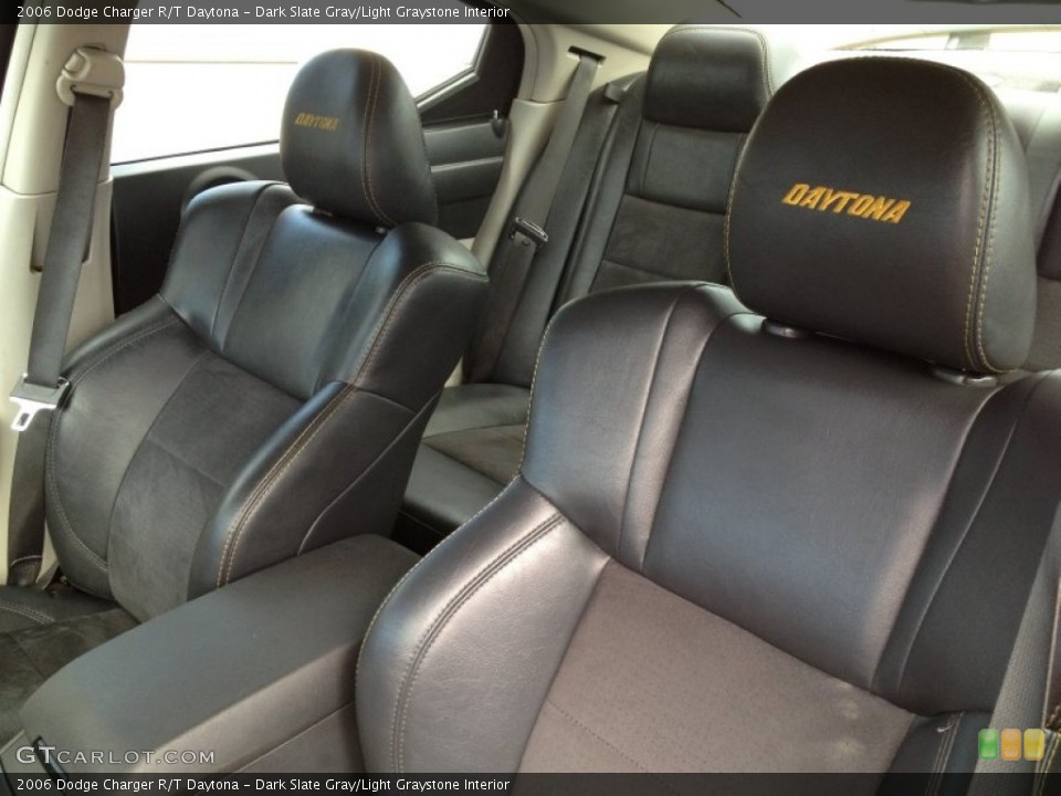 Dark Slate Gray/Light Graystone Interior Front Seat for the 2006 Dodge Charger R/T Daytona #73050514