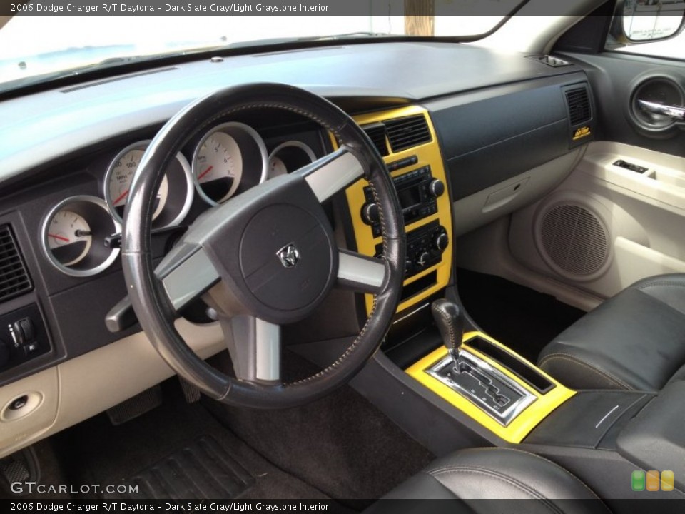 Dark Slate Gray/Light Graystone Interior Dashboard for the 2006 Dodge Charger R/T Daytona #73050526