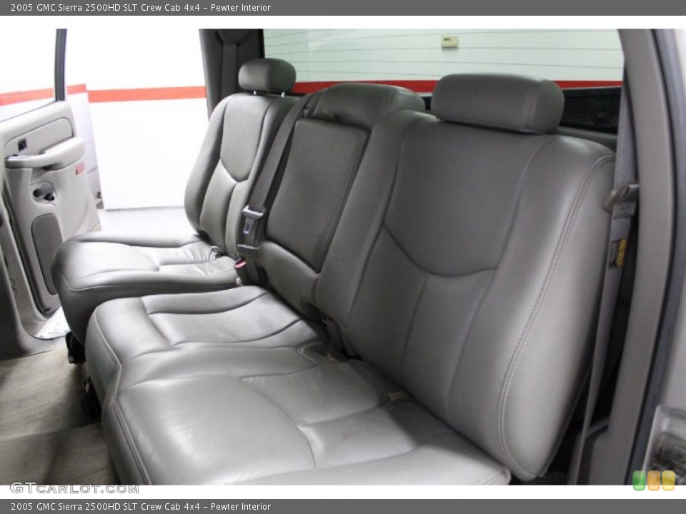Pewter Interior Rear Seat for the 2005 GMC Sierra 2500HD SLT Crew Cab 4x4 #73051384