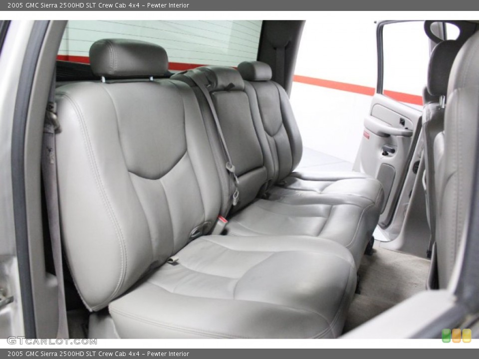 Pewter Interior Rear Seat for the 2005 GMC Sierra 2500HD SLT Crew Cab 4x4 #73051417