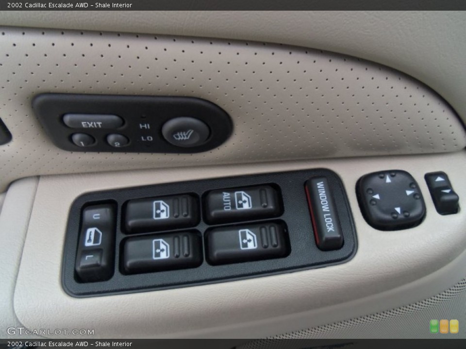 Shale Interior Controls for the 2002 Cadillac Escalade AWD #73052404
