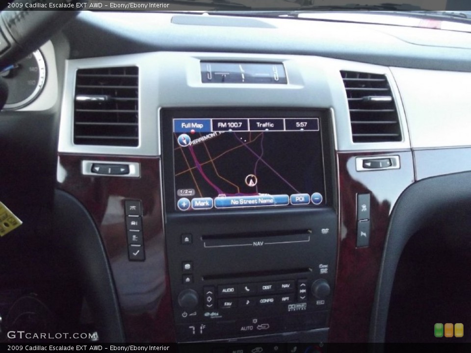 Ebony/Ebony Interior Navigation for the 2009 Cadillac Escalade EXT AWD #73053256