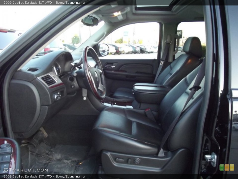Ebony/Ebony Interior Front Seat for the 2009 Cadillac Escalade EXT AWD #73053268