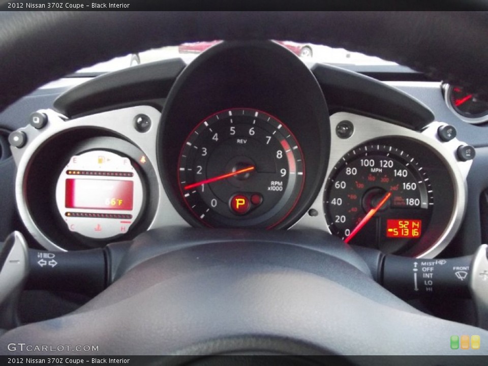 Black Interior Gauges for the 2012 Nissan 370Z Coupe #73053343