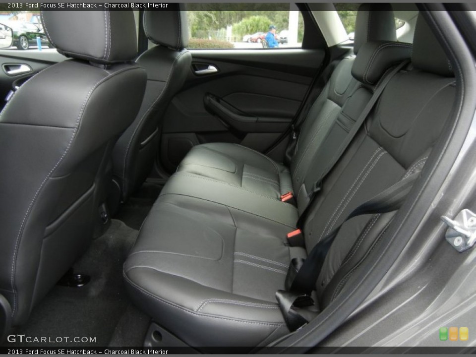 Charcoal Black Interior Rear Seat for the 2013 Ford Focus SE Hatchback #73055739