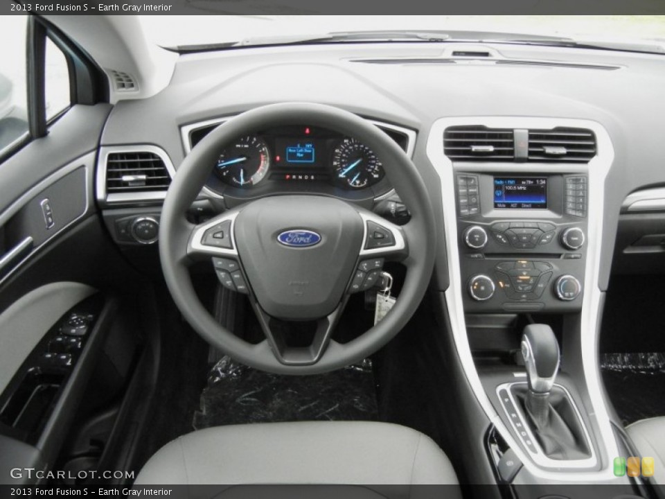 Earth Gray Interior Dashboard for the 2013 Ford Fusion S #73056039