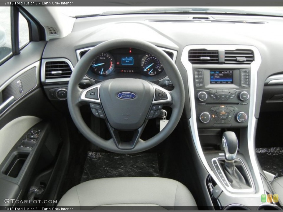 Earth Gray Interior Dashboard for the 2013 Ford Fusion S #73059570