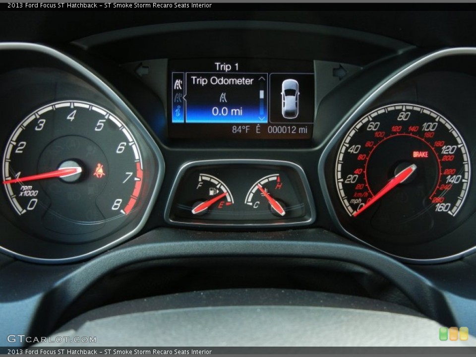 ST Smoke Storm Recaro Seats Interior Gauges for the 2013 Ford Focus ST Hatchback #73060253