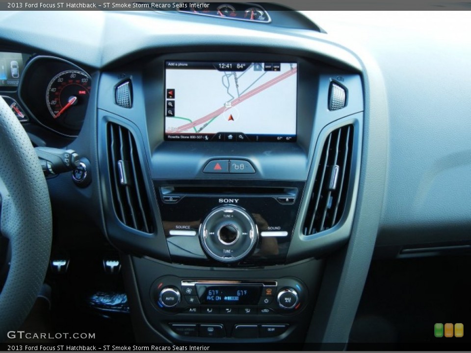 ST Smoke Storm Recaro Seats Interior Controls for the 2013 Ford Focus ST Hatchback #73060275
