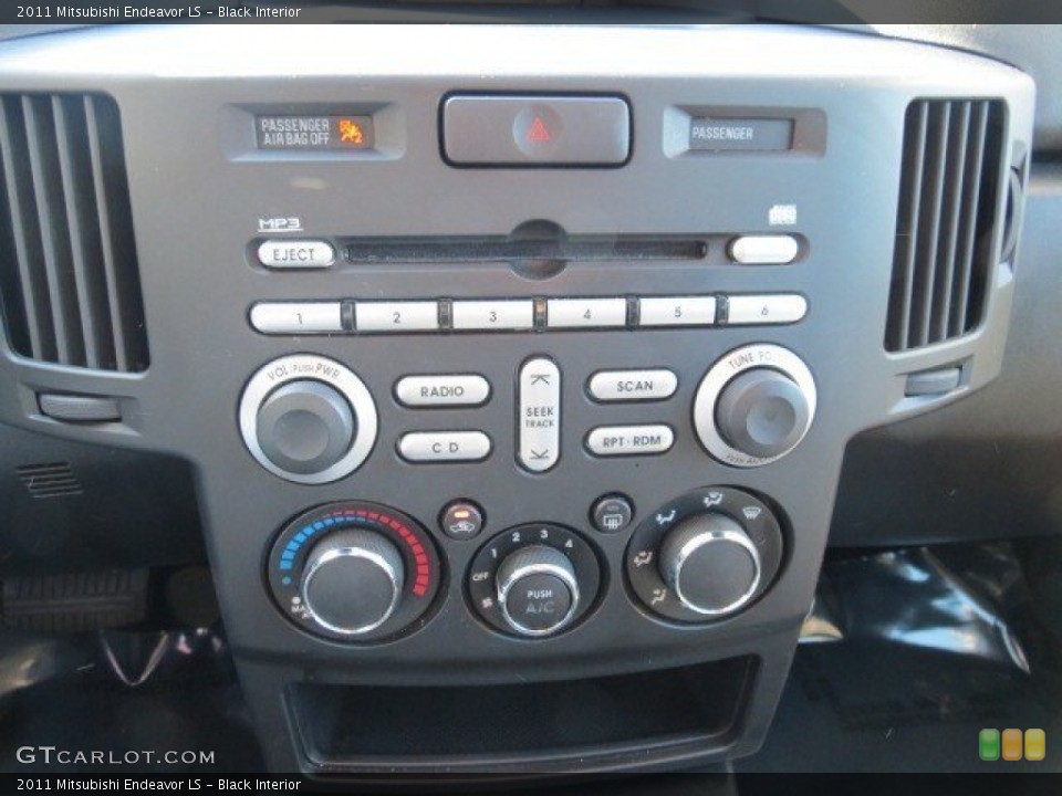 Black Interior Controls for the 2011 Mitsubishi Endeavor LS #73061025