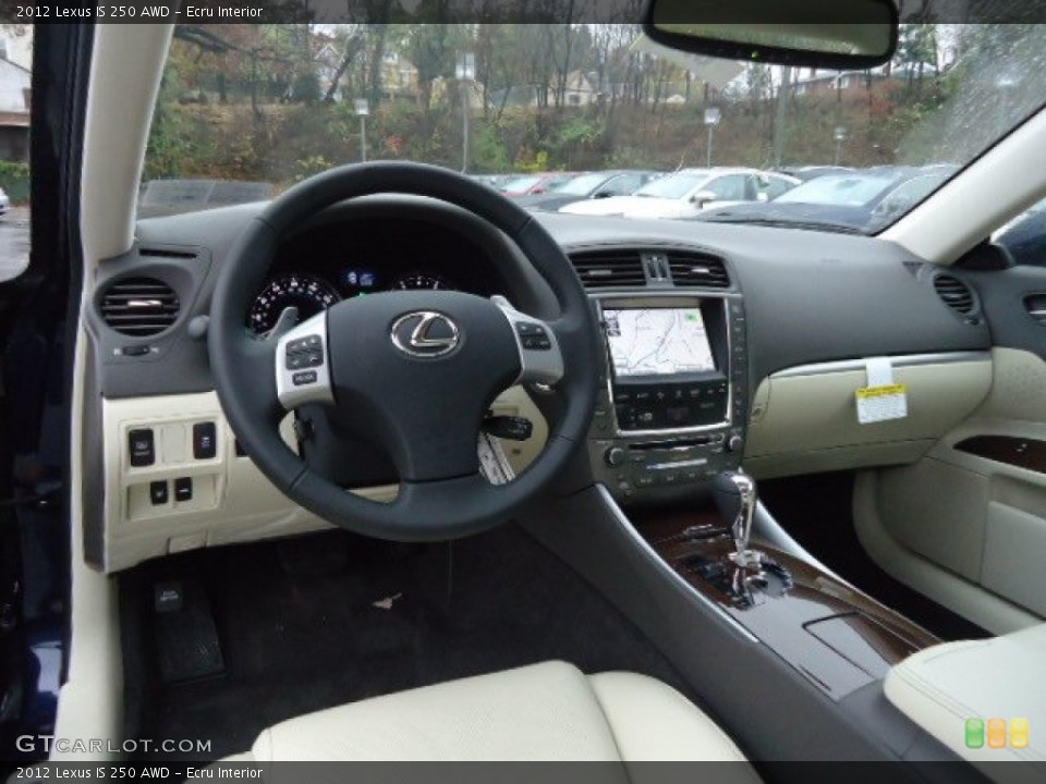 Ecru 2012 Lexus IS Interiors