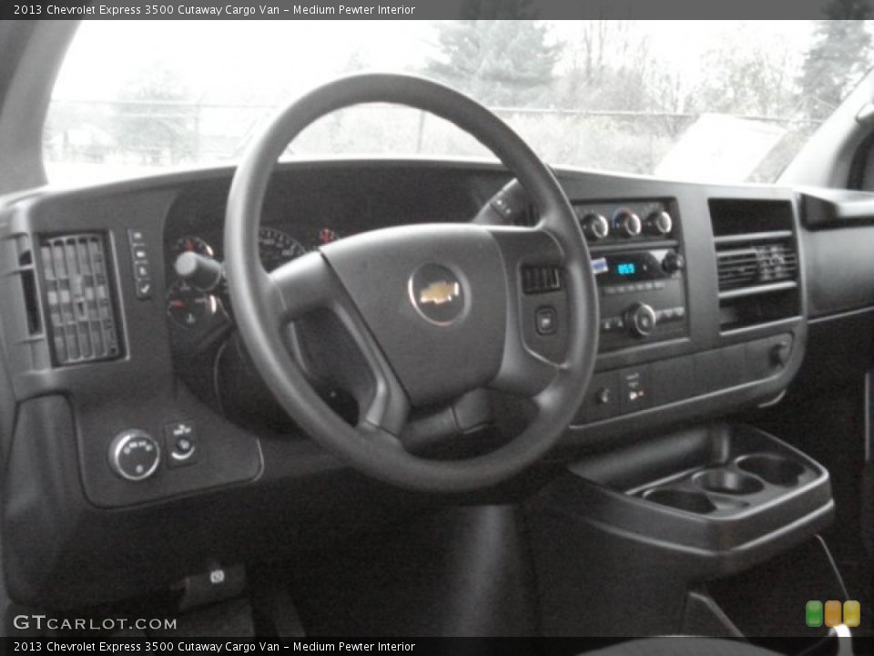 Medium Pewter Interior Dashboard for the 2013 Chevrolet Express 3500 Cutaway Cargo Van #73064152