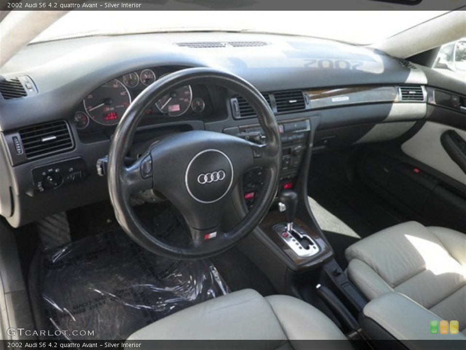 Silver Interior Prime Interior for the 2002 Audi S6 4.2 quattro Avant #73064247