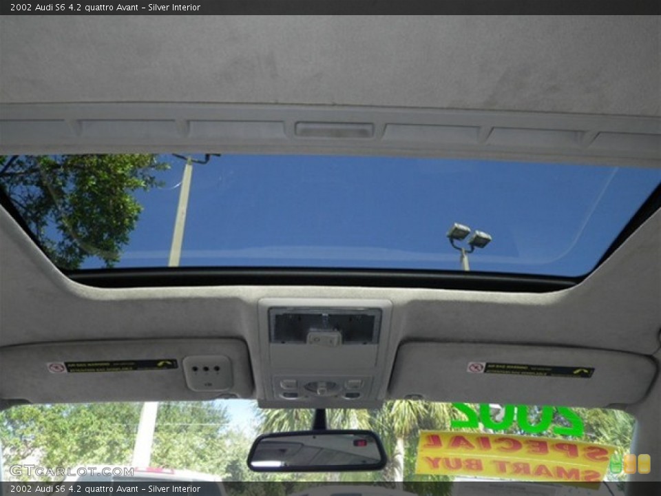 Silver Interior Sunroof for the 2002 Audi S6 4.2 quattro Avant #73064487