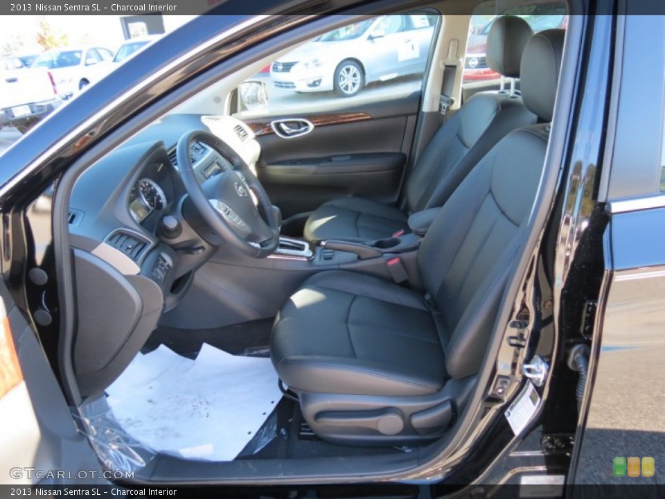Charcoal Interior Front Seat for the 2013 Nissan Sentra SL #73065156