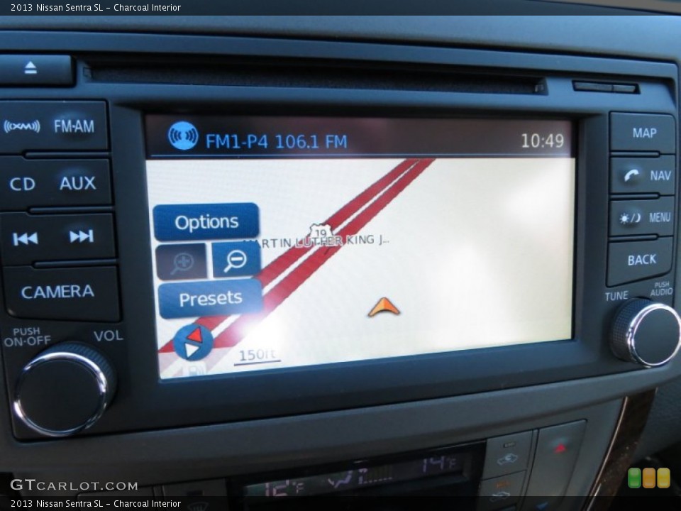 Charcoal Interior Navigation for the 2013 Nissan Sentra SL #73065296