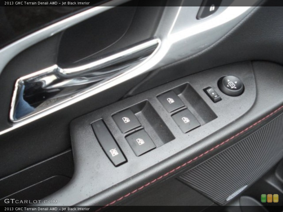 Jet Black Interior Controls for the 2013 GMC Terrain Denali AWD #73065837