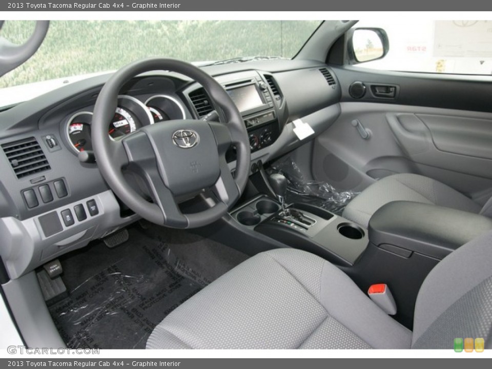 Graphite Interior Prime Interior for the 2013 Toyota Tacoma Regular Cab 4x4 #73068083