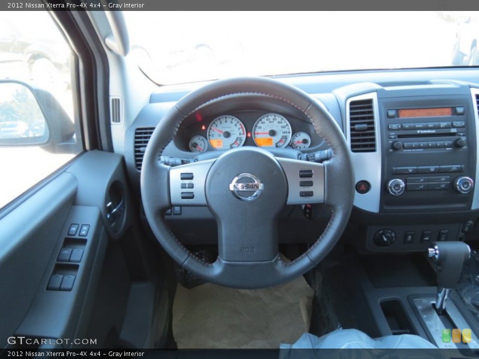 Gray Interior Steering Wheel for the 2012 Nissan Xterra Pro-4X 4x4 #73068701