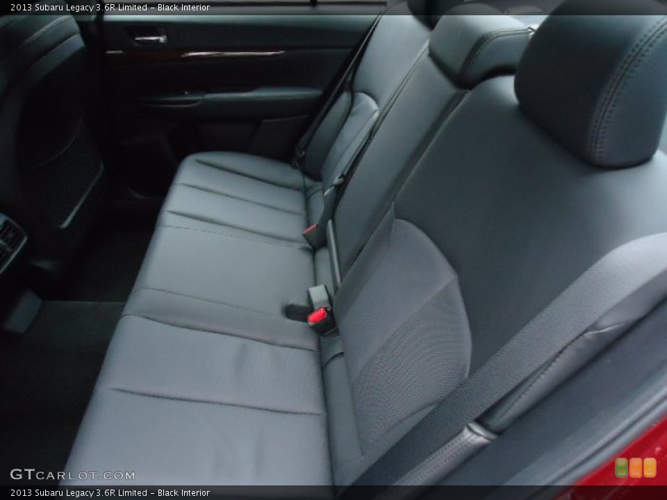 Black Interior Rear Seat for the 2013 Subaru Legacy 3.6R Limited #73069803