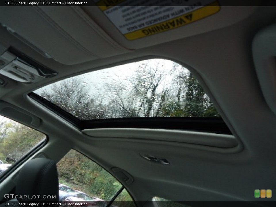 Black Interior Sunroof for the 2013 Subaru Legacy 3.6R Limited #73069894