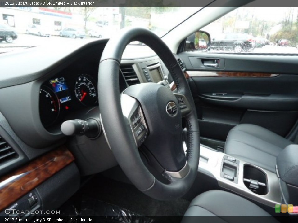 Black Interior Steering Wheel for the 2013 Subaru Legacy 3.6R Limited #73069963