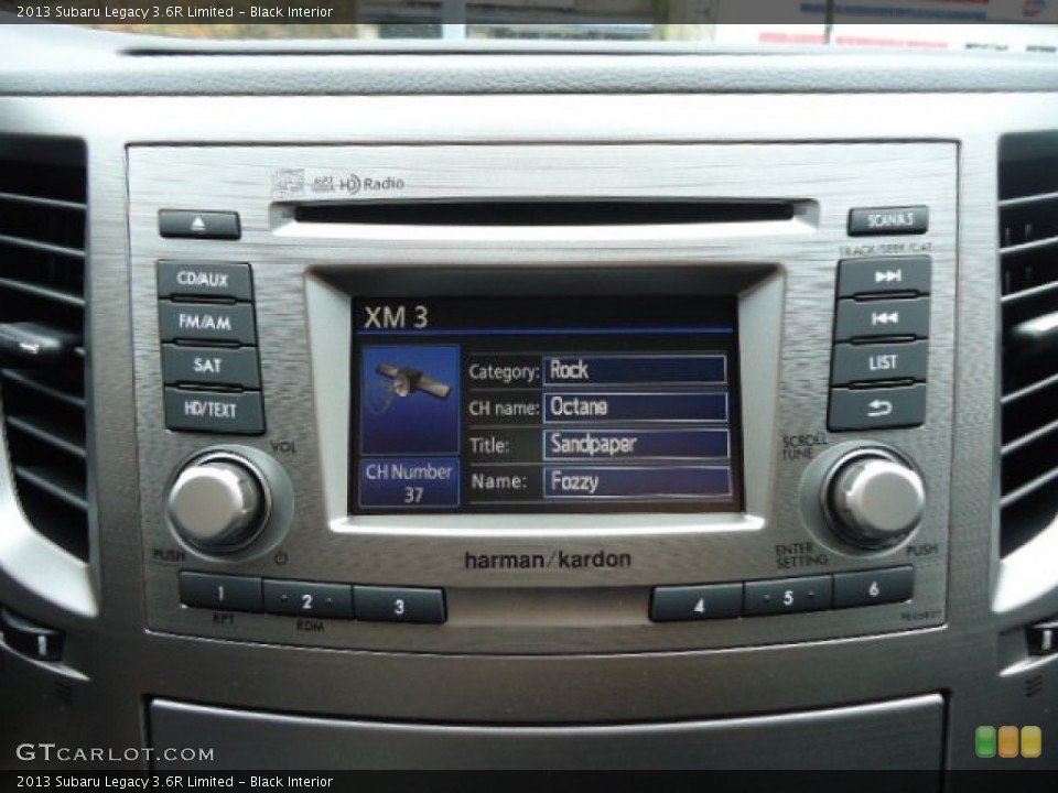 Black Interior Audio System for the 2013 Subaru Legacy 3.6R Limited #73069983