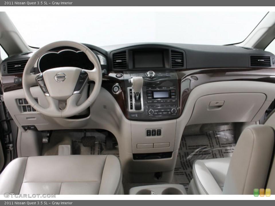 Gray Interior Dashboard for the 2011 Nissan Quest 3.5 SL #73072122