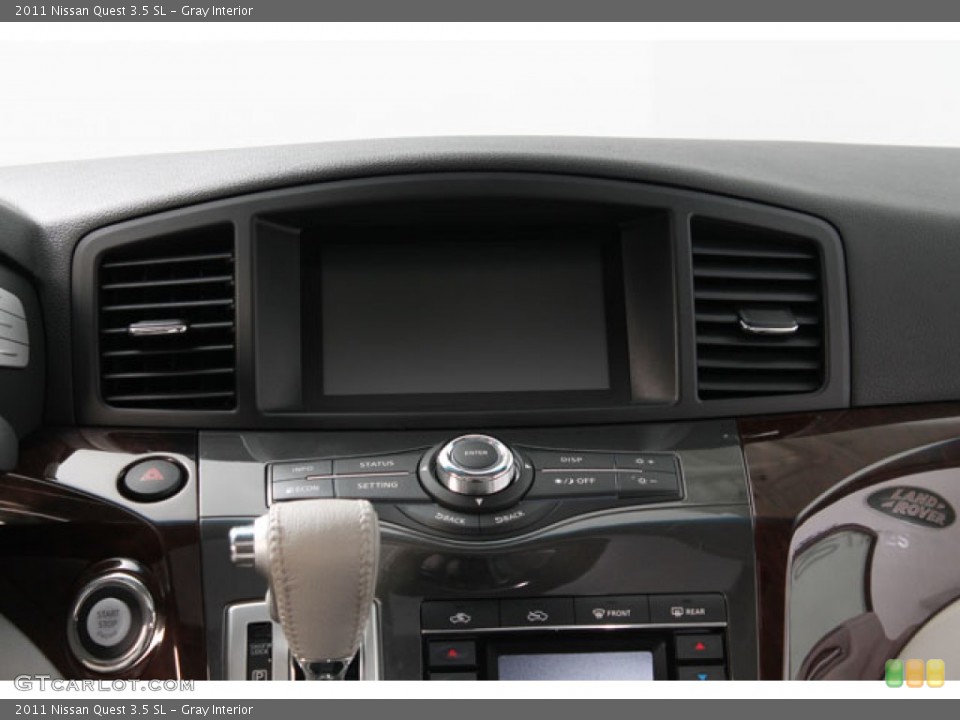Gray Interior Controls for the 2011 Nissan Quest 3.5 SL #73072209
