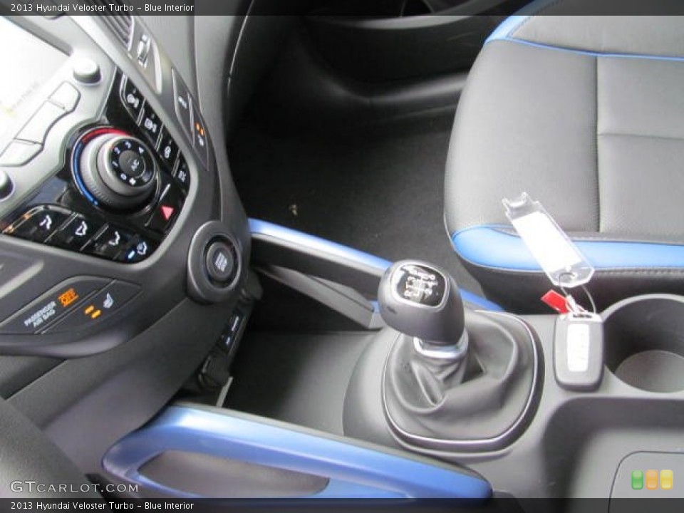 Blue Interior Transmission for the 2013 Hyundai Veloster Turbo #73074960