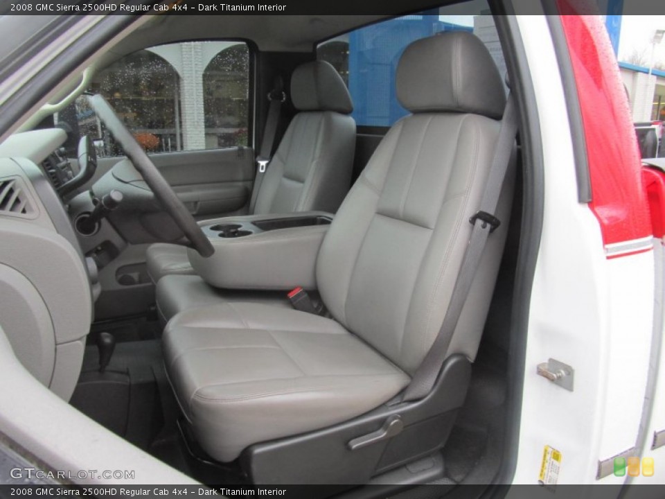 Dark Titanium Interior Front Seat for the 2008 GMC Sierra 2500HD Regular Cab 4x4 #73075182