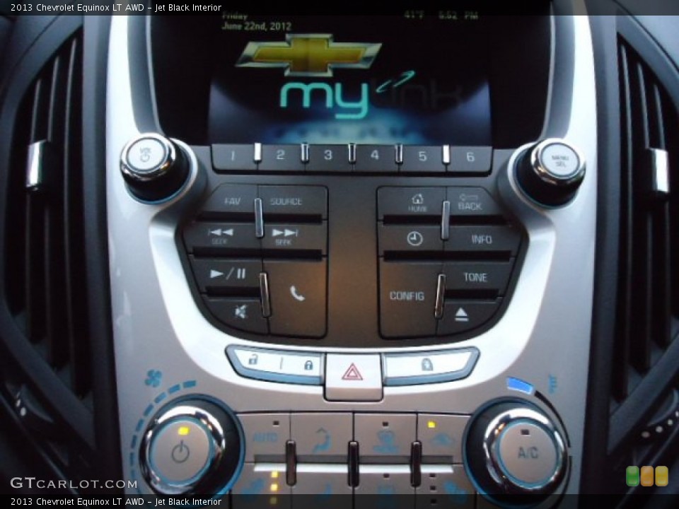 Jet Black Interior Controls for the 2013 Chevrolet Equinox LT AWD #73075740