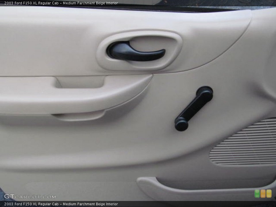 Medium Parchment Beige Interior Door Panel for the 2003 Ford F150 XL Regular Cab #73078087
