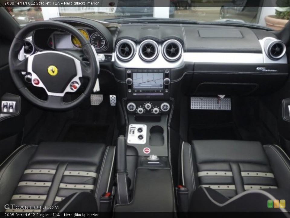 Nero (Black) Interior Dashboard for the 2008 Ferrari 612 Scaglietti F1A #73079448