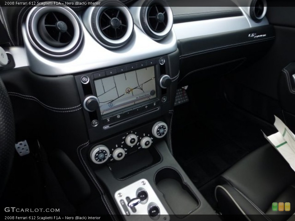 Nero (Black) Interior Controls for the 2008 Ferrari 612 Scaglietti F1A #73079490