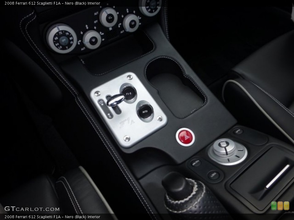 Nero (Black) Interior Transmission for the 2008 Ferrari 612 Scaglietti F1A #73079514