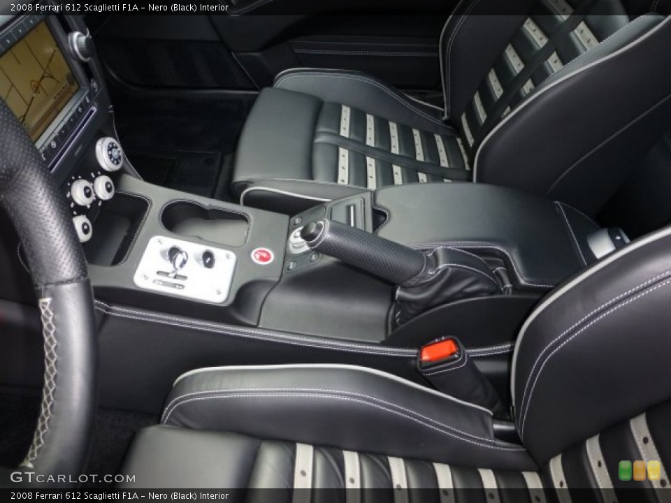 Nero (Black) Interior Controls for the 2008 Ferrari 612 Scaglietti F1A #73079526