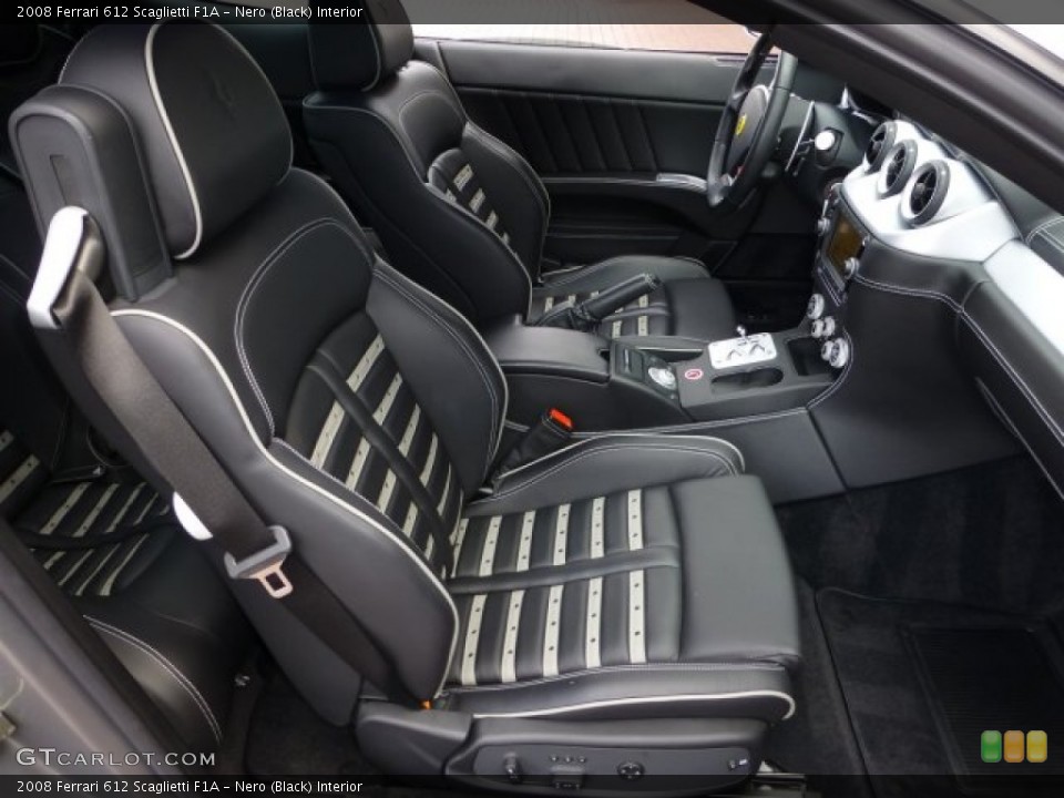 Nero (Black) Interior Photo for the 2008 Ferrari 612 Scaglietti F1A #73079577