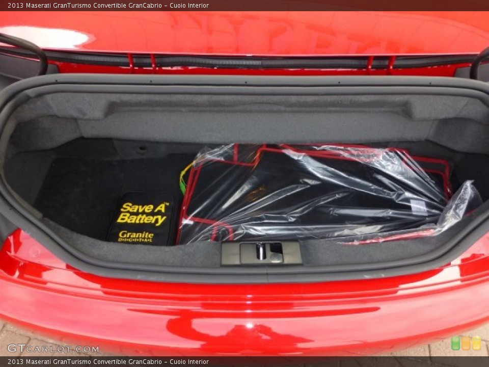 Cuoio Interior Trunk for the 2013 Maserati GranTurismo Convertible GranCabrio #73079658