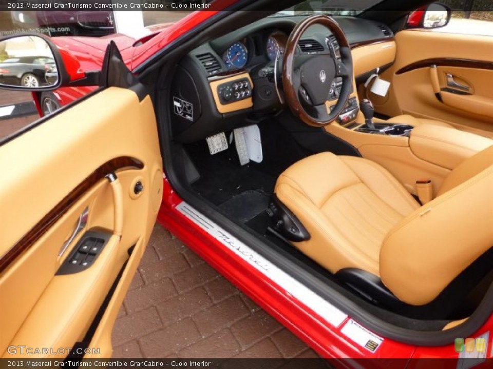 Cuoio 2013 Maserati GranTurismo Convertible Interiors