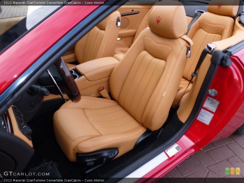 Cuoio Interior Front Seat for the 2013 Maserati GranTurismo Convertible GranCabrio #73079835